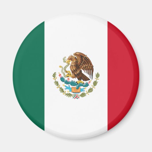 Vlag van Mexico Magneet (Voorkant)