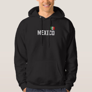 Vlag van Mexico Mexicaanse trots atletische stijl Hoodie