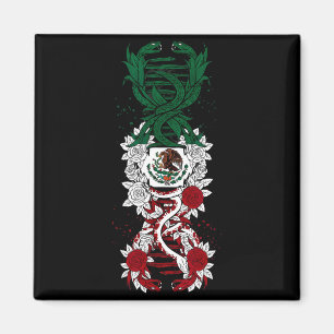 Vlag van Mexico Mexicaanse trots Mexicaanse wortel Magneet