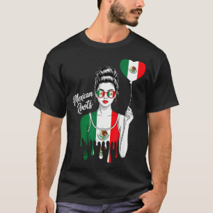 Vlag van Mexico Mexicaanse trots Mexicaanse wortel T-shirt