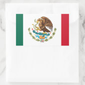 Vlag van Mexico - Mexicaanse vlag - Bandera de Méx Rechthoekige Sticker (Tas)