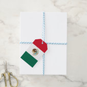 Vlag van Mexico (Mexico) Cadeaulabel (Met Touw)