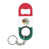 Vlag van Mexico Mini Flessenopener (Voorkant)