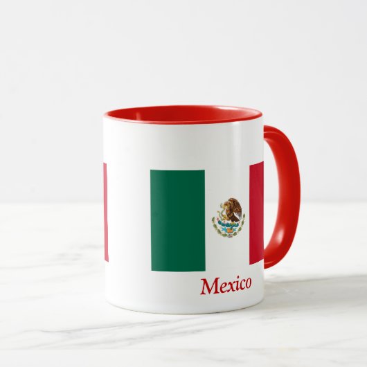 Vlag van Mexico Mok (Voorkant rechts)