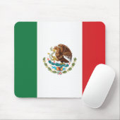 Vlag van Mexico Muismat (Met muis)