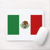 Vlag van Mexico Muismat (Met muis)
