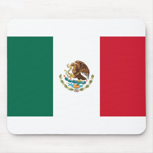 Vlag van Mexico Muismat (Voorkant)