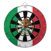 Vlag van Mexico Multi Ring Art Dartbord (Voorkant)