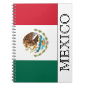Vlag van Mexico Notitieboek (Voorkant)