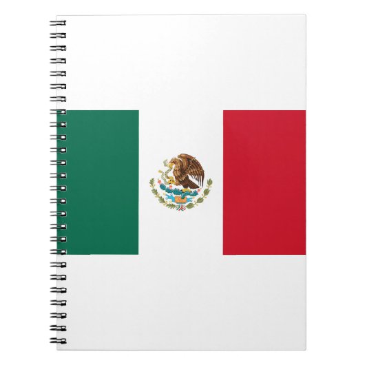 Vlag van Mexico Notitieboek (Voorkant)