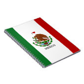 Vlag van Mexico Notitieboek (Rechterzijde)