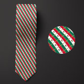 Vlag van Mexico Patroon Stropdas