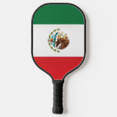 Vlag van Mexico Pickleball Paddle (Achterkant)