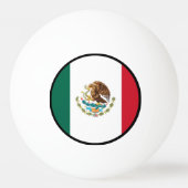 Vlag van Mexico Pingpongbal (Voorkant)