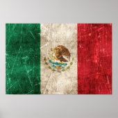  vlag van Mexico Poster (Voorkant)