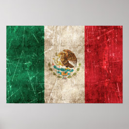  vlag van Mexico Poster