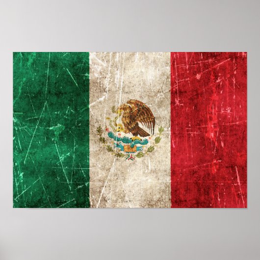  vlag van Mexico Poster (Voorkant)