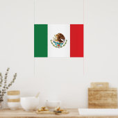 Vlag van Mexico Poster (Keuken)