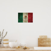 vlag van Mexico Poster (Keuken)