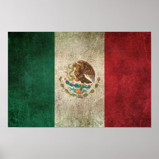  vlag van Mexico Poster (Voorkant)
