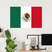 Vlag van Mexico Poster (Thuiskantoor)