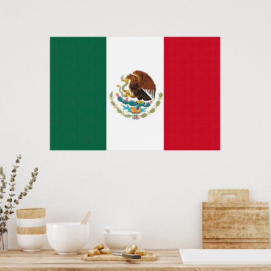 Vlag van Mexico Poster (Keuken)