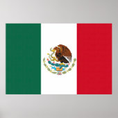 Vlag van Mexico Poster (Voorkant)