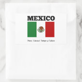 Vlag van Mexico Rechthoekige Sticker (Tas)