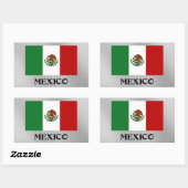 Vlag van Mexico Rechthoekige Sticker (Vel)