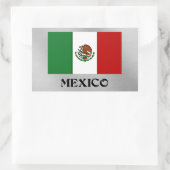 Vlag van Mexico Rechthoekige Sticker (Tas)