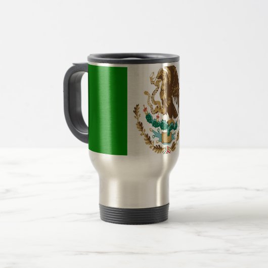 Vlag van Mexico Reisbeker (Voorkant links)