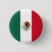 Vlag van Mexico Ronde Button 3,2 Cm (Voorkant)