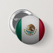 vlag van Mexico Ronde Button 5,7 Cm (Voorkant /achterkant)