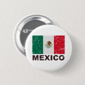  vlag van Mexico Ronde Button 5,7 Cm (Voorkant /achterkant)