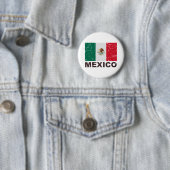  vlag van Mexico Ronde Button 5,7 Cm (In situ)
