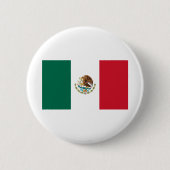 Vlag van Mexico Ronde Button 5,7 Cm (Voorkant)