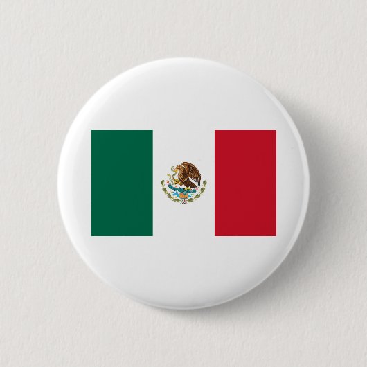 Vlag van Mexico Ronde Button 5,7 Cm (Voorkant)