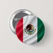 Vlag van Mexico Ronde Button 5,7 Cm (Voorkant /achterkant)
