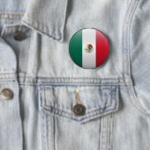 Vlag van Mexico Ronde Button 5,7 Cm (In situ)