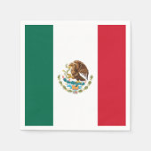 Vlag van Mexico Servetten (Voorkant)