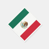 Vlag van Mexico Servetten (Hoek)