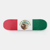 Vlag van Mexico Skateboard (Horizontaal)