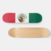 Vlag van Mexico Skateboard (Horizontaal)