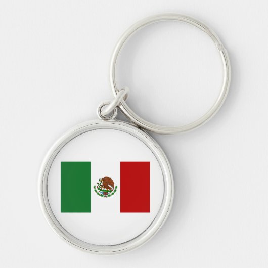 Vlag van Mexico Sleutelhanger (Voorkant)