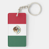 Vlag van Mexico Sleutelhanger (achterkant)