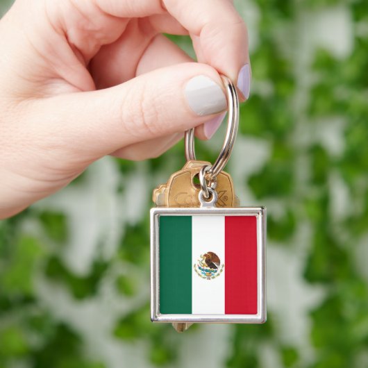 Vlag van Mexico Sleutelhanger (Hand)