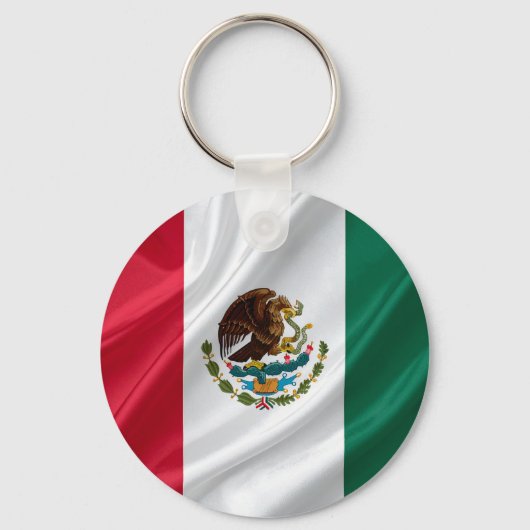 Vlag van Mexico Sleutelhanger (Voorkant)
