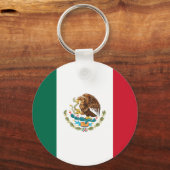 Vlag van Mexico Sleutelhanger (Voorkant)