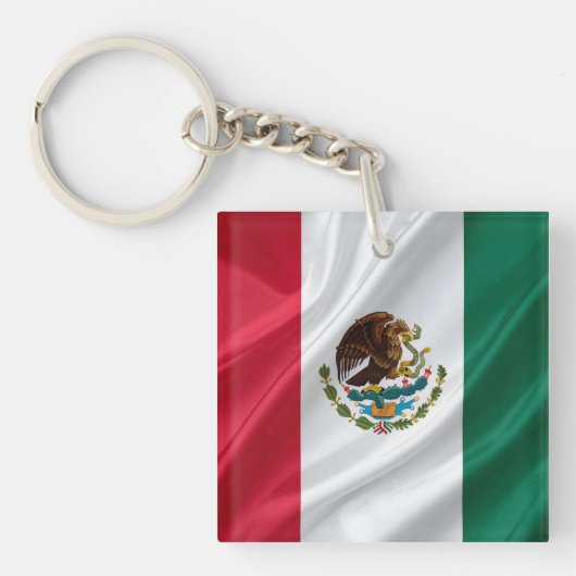 Vlag van Mexico Sleutelhanger (voorkant)