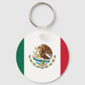 Vlag van Mexico Sleutelhanger (Achterkant)